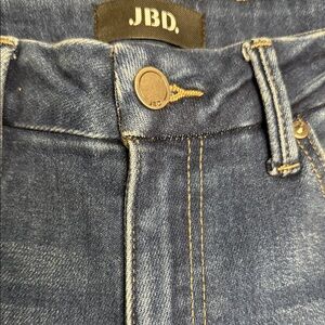 JBD Just Black Denim Women’s 30 High Rise Straight Jeans Dark Wash stretch wide